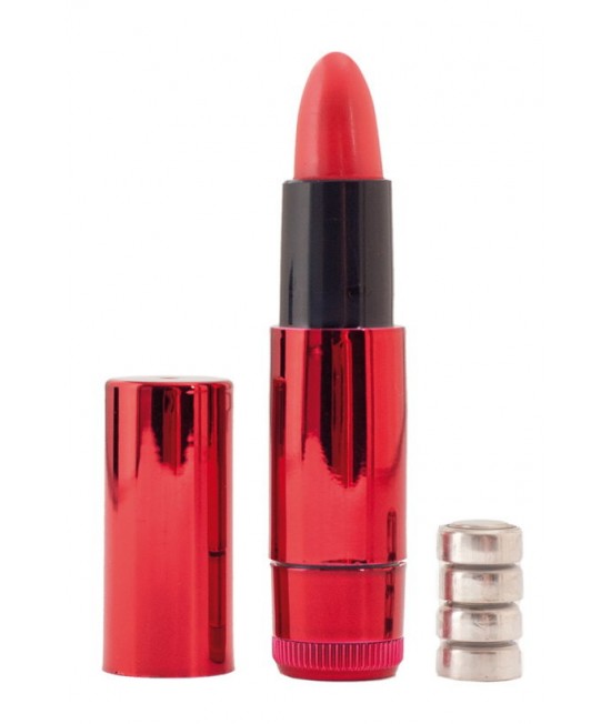 ВИБРАТОР ''ПОМАДА'' 9 СМ КРАСНАЯ, арт. 905011-9