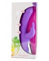 ВИБРАТОР С КЛИТОРАЛЬНЫМ СТИМУЛЯТОРОМ, 7 РЕЖИМОВ ВИБРАЦИИ, ФИОЛЕТОВЫЙ 