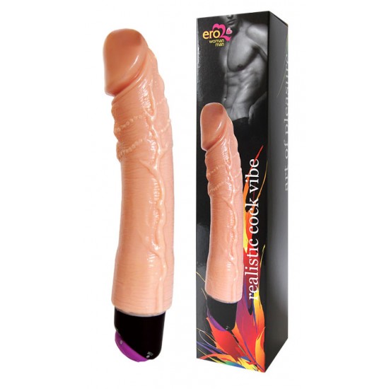 ФАЛЛОИМИТАТОР С ВИБРАЦИЕЙ "REALISTIC COCK VIBE" L 200 мм D 40 мм