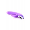 ВИБРАТОР С КЛИТОРАЛЬНЫМ СТИМУЛЯТОРОМ, 7 РЕЖИМОВ ВИБРАЦИИ, ФИОЛЕТОВЫЙ 