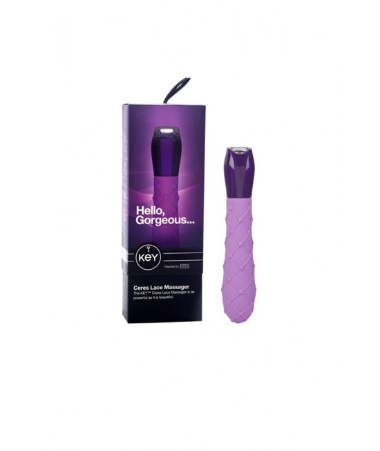 Вибратор Key by Jopen - Ceres Lace Texture - Lavender сиреневый