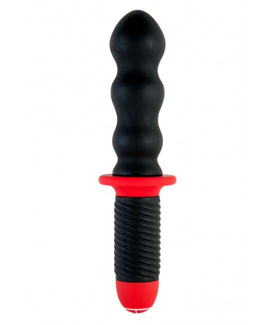 Вибратор с двойным мотором, черный