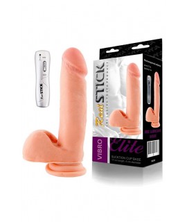 ВИБРАТОР TOYFA REALSTICK ELITE НА ПРИСОСКЕ ТЕЛЕСНЫЙ, 7 РЕЖИМОВ ВИБРАЦИИ, 17 СМ