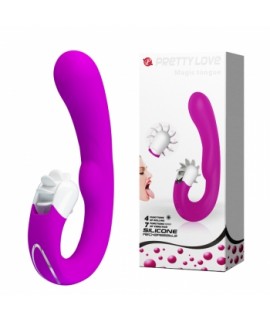 Вибратор с клиторальным стимулятором 