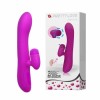 Вибратор с клиторальным стимулятором Pretty Love
