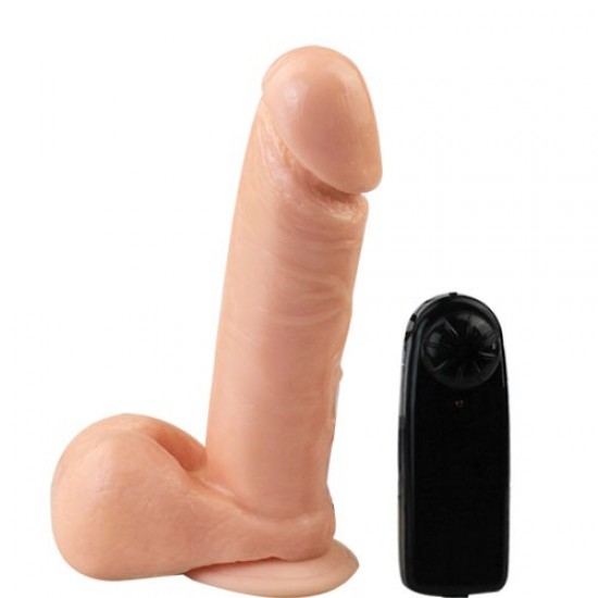 Вибратор реалистичный на присоске 20 см, арт BW-008017A