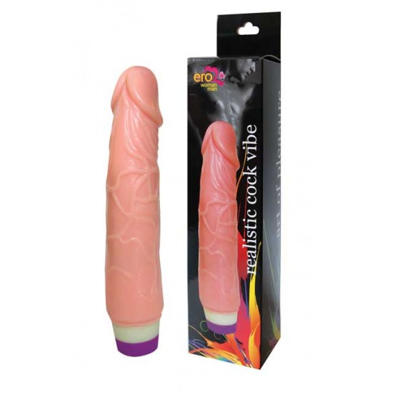 ФАЛЛОИМИТАТОР С ВИБРАЦИЕЙ "REALISTIC COCK VIBE" L 200 мм D 40 мм арт. EE-10051