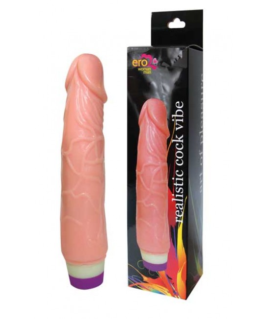 ФАЛЛОИМИТАТОР С ВИБРАЦИЕЙ "REALISTIC COCK VIBE" L 200 мм D 40 мм арт. EE-10051