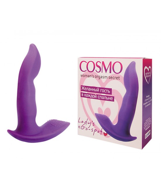 ВИБРОМАССАЖЁР цвет фиолетовый, L 95 мм D 22 мм