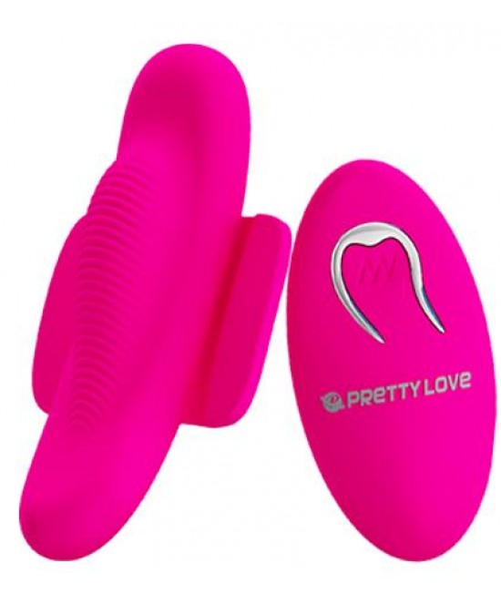 PrettyLove Fairy Boat II вибровкладка в трусики с пультом ДУ, перезаряжаемая, 12 режимов вибрации