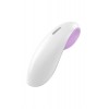 Клиторальный стимулятор бело-розовый