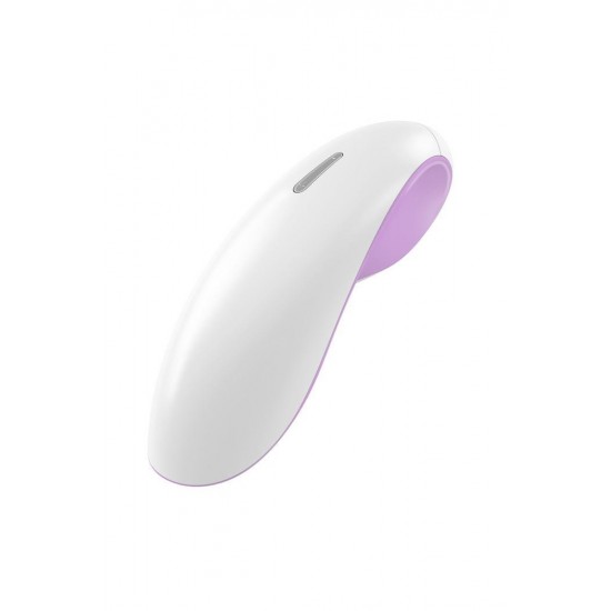 Клиторальный стимулятор бело-розовый