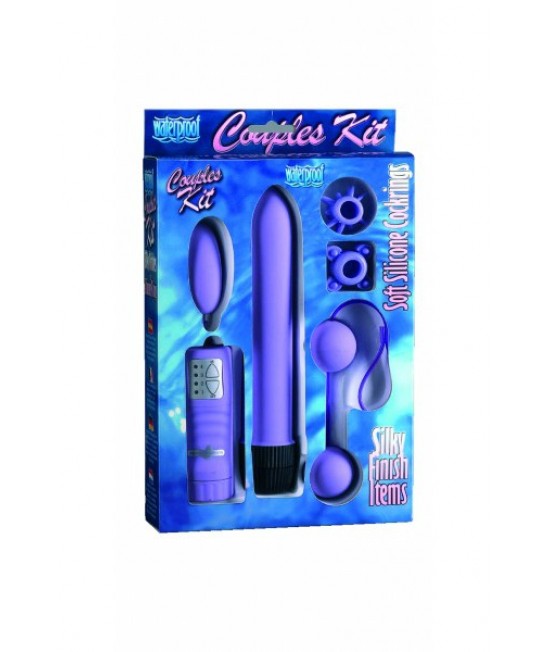 Вибронабор (Вибратор, виброяйцо, вагинальные шарики, 2 кольца)