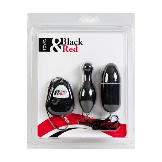 ВИБРОНАБОР С ПУЛЬТОМ ДУ, 5 РЕЖИМОВ ВИБРАЦИИ, ЧЕРНЫЙ