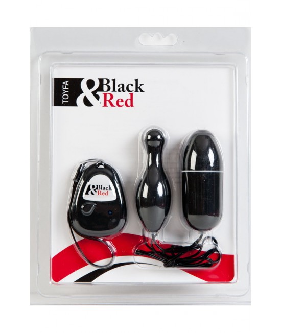 ВИБРОНАБОР С ПУЛЬТОМ ДУ, 5 РЕЖИМОВ ВИБРАЦИИ, ЧЕРНЫЙ