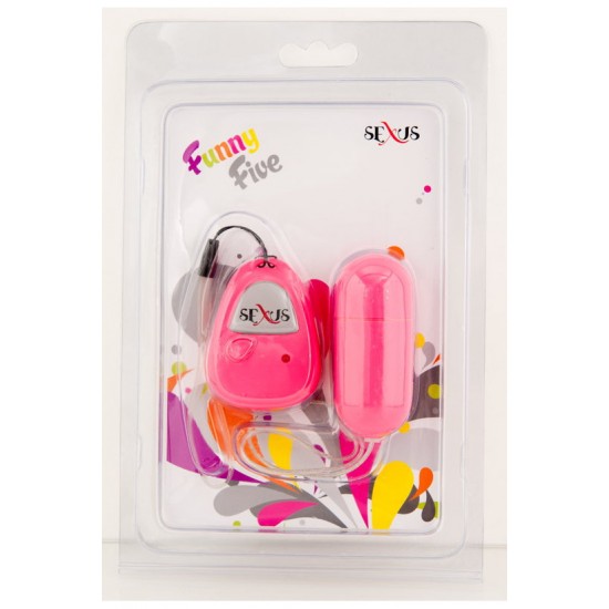 ВИБРОЯЙЦО С ДУ 7СМ РОЗОВОЕ