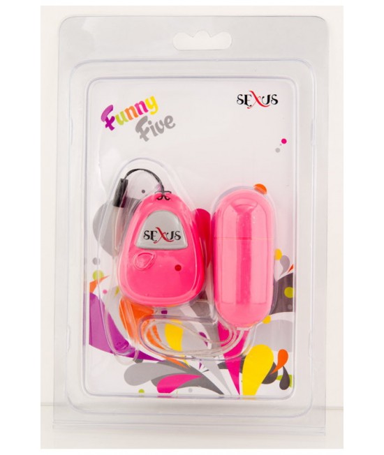 ВИБРОЯЙЦО С ДУ 7СМ РОЗОВОЕ