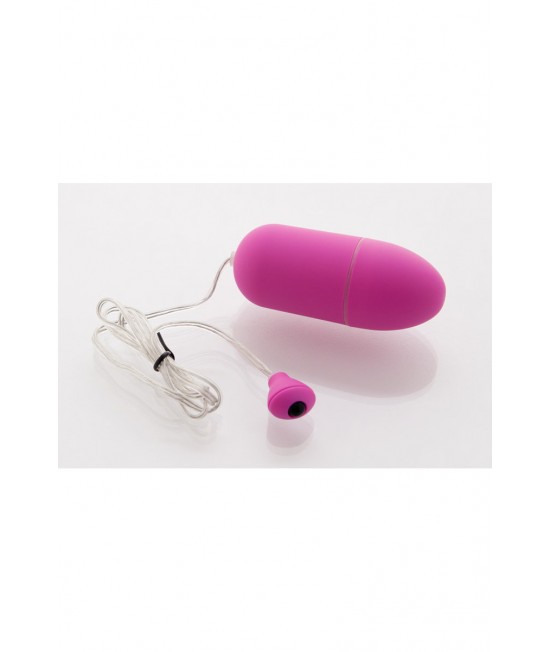 Виброяйцо 8см фиолет.