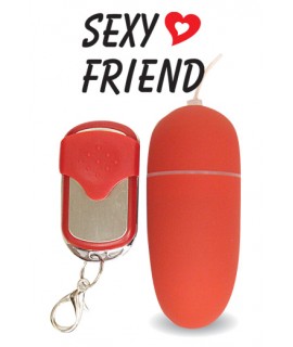 ВИБРОЯЙЦО (с дистанционным управлением) L 80 мм D 34 мм, 10 режимов вибрации